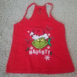 Dr. Seuss “Grinch” Sleep Tank Camisole S or Sz 5